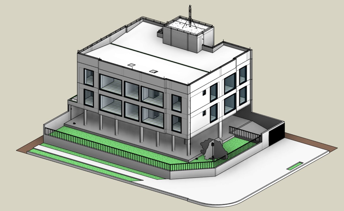 Projeto de subestação - modelo 3D BIM